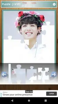 Jungkook BTS Game Puzzle And Wallpapers HD Screen Shot 4