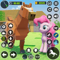 Wild Pony Craft Famille Sim 3D