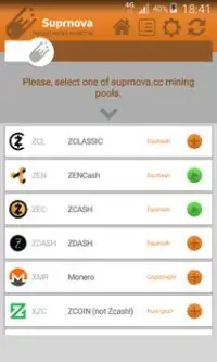 Suprnova Pools Mining Monitor Screen Shot 6