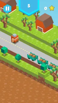 Blocky Road Screen Shot 2