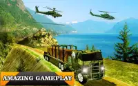 Army Cargo Truck Simulator : Transport cargo Army Screen Shot 1