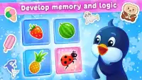 Preschool educational games for kids with Pengui Screen Shot 3