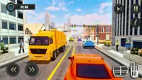 Garbage Clean Truck Driver Sim Screen Shot 1