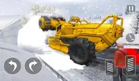 xe tải tuyết thành phố: máy xúc tuyết cày trò chơi Screen Shot 12