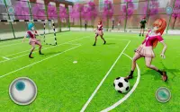 Anime School Girl Sim: High School Life Simulator Screen Shot 1