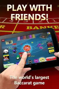 Baccarat Online 3D Free Casino Screen Shot 1
