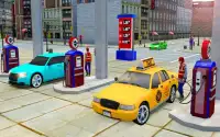 City Taxi Driver Cab Sim 2018 Pick & Drop Game Screen Shot 0