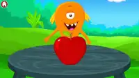 Fruits Jigsaw Puzzles For Kids - Feed The Monsters Screen Shot 1