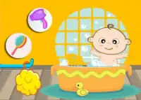 Game perawatan bayi - berdandan Screen Shot 1