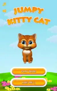 Jumpy Kitty Cat - Jumping Game Screen Shot 0