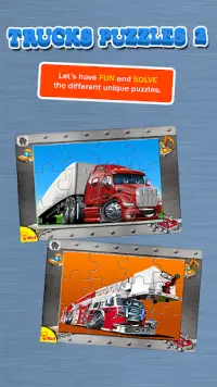 Trucks Puzzles 2 Screen Shot 0