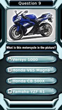 Super Motorrad Quiz Spiel HD Screen Shot 2
