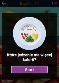 Quiz o kaloriach: Jedzenie i napoje Screen Shot 1