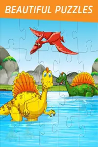 Dinosaur Puzzle - Dino Puzzle Games For Kids Screen Shot 0