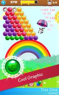 🎠 Bubble Rainbow Shooter PUZZLE FREE Match 3 🎠 Screen Shot 2