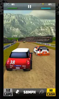 Thumb car race dirt drift VR Screen Shot 6