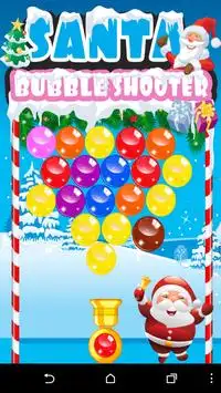 Santa Bubble Shooter 2016 Screen Shot 0