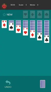 Solitaire Classic 1 & 3 Card free Game Screen Shot 1