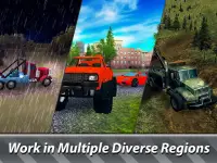 Tow Truck Emergency Simulator: offroad and city! Screen Shot 12