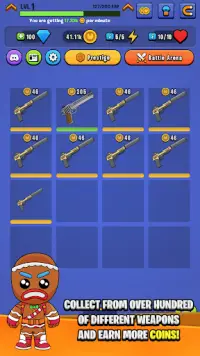 Idle Royale Weapon Merger Screen Shot 2