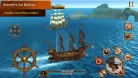 Ships of Battle - Age of Pirates - Warship Battle Screen Shot 1
