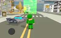 Blocky Hover Car: City Heroes Screen Shot 0