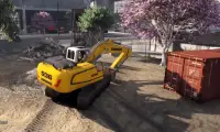 Excavator Dozer & Bucket Simulation Games Screen Shot 0