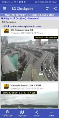 Singapore Checkpoint Traffic Screen Shot 5