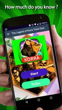 The Legend of Korra Trivia Quiz Screen Shot 0