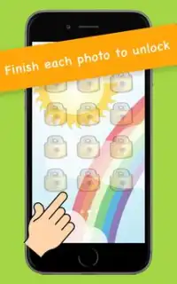 Rainbow Pony Puff Slide Puzzle Screen Shot 1