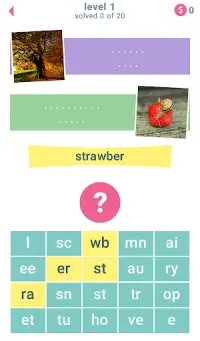 2 Clues: Words and Syllables Screen Shot 1