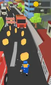 Blocky Rush : Square Town Screen Shot 5