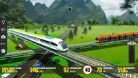 Euro Metro Train Racing 2017-3D Simulator Spiel Screen Shot 6