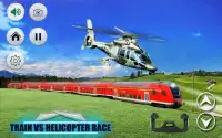 Train Chase Helicopter Game Screen Shot 0