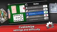 Jogo de cartas off-line Rummy Screen Shot 1