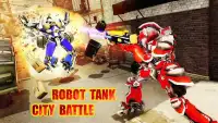 Transformers Robot Fight Tank City Battle 3D Screen Shot 2