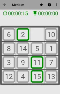 15-Puzzle Game Screen Shot 0