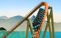 Roller Coaster Games Theme Park Ride Screen Shot 4