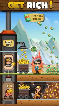 Idle Miner Gold Clicker Games Screen Shot 2