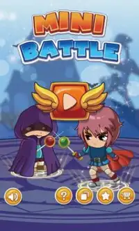 Mini Battle - バウンシボール シューター Screen Shot 0