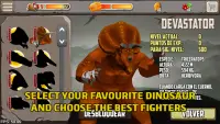 الديناصورات المقاتلين - ألعاب القتال الحرة Screen Shot 7