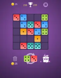 Dominoes puzzle - merge blocks with same numbers Screen Shot 1