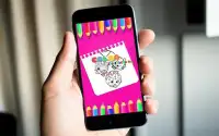 Girls Shopkins Coloring Screen Shot 0