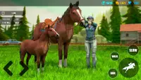 Sim virtuel famille de chevaux Screen Shot 0