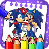 coloring sonic dash hedge