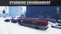 Offroad coach snow 3d sim 2017 Screen Shot 1