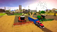 Tugas Berat Real Tractor Trolly Cargo Sim Screen Shot 2