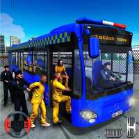 City Police Bus Drive : Jail Prisoner Transport