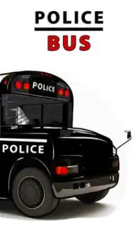 Police Bus driving games Screen Shot 0
