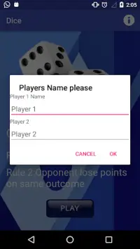 Dice Game Screen Shot 1